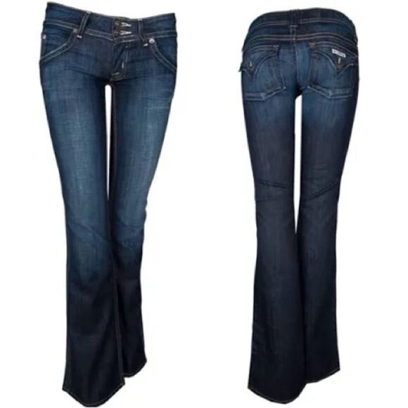 Hudson Jeans Denim - Hudson Signature Boot Cut Low Rise Jeans  W170DHA Size 28”x30” Flap Pockets